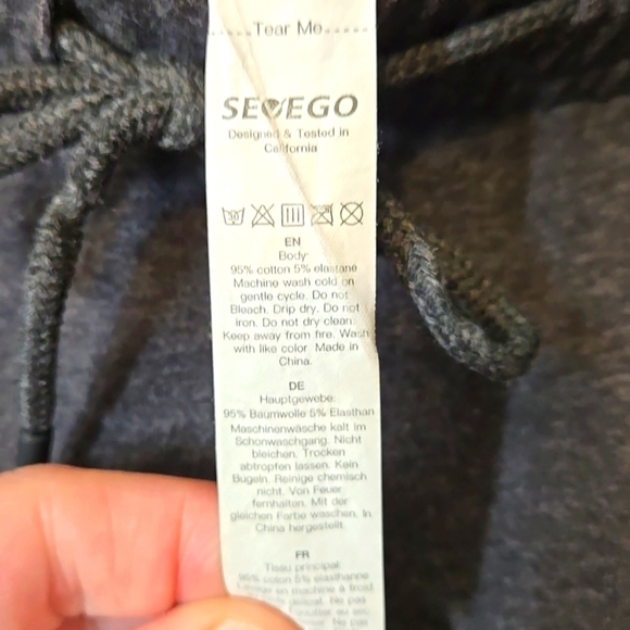 Sevego, Joggers, XXXL, 3XL, 34" Inseam, Pockets, Knit, Quality Fabric, Grey - Picture 4 of 13